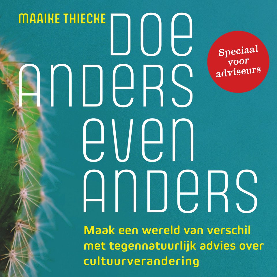 Omslagfoto van Doe Anders Even Anders